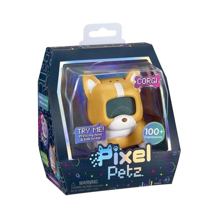 Mascota interactiva pixel petz. adapta su personalidad en función de tus interacciones.responde a tu voz. 14.60x7.62x13.97 cm