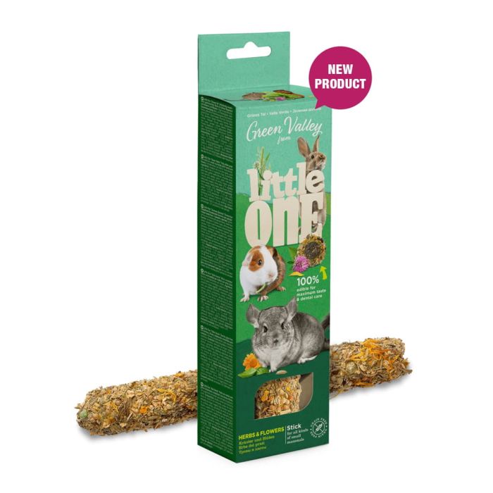 Littleone Greenvalley Stick S-Cereal C-Hierbas Flor 8x160 gr