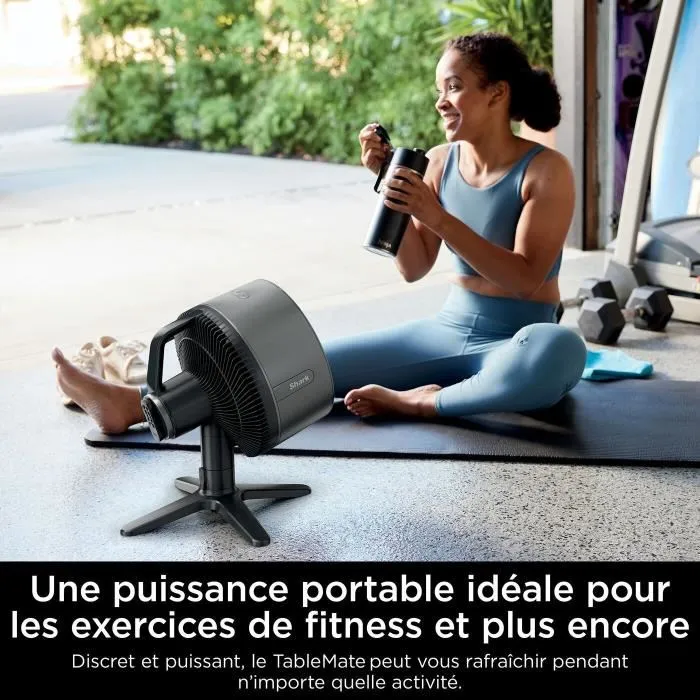 Shark Ventilador de Mesa FA150EU FlexBreeze TableMate Con o sin Cable 3