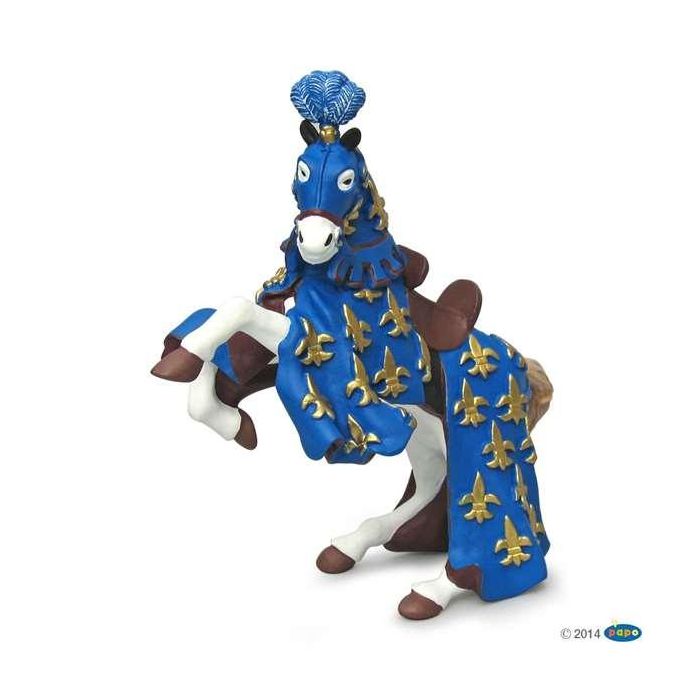 Figura caballo principe Felipe azul 13,3X5,8X8,2CM 7 Figura caballo principe Felipe azul 13,3X5,8X8,2CM 7