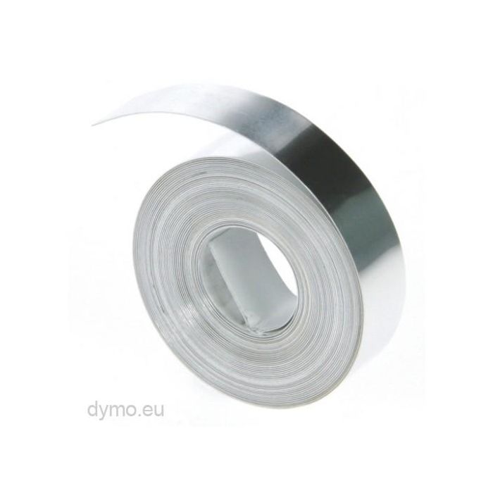 Dymo Cinta 32500 no adhesiva de acero inoxidable plateada 12mm