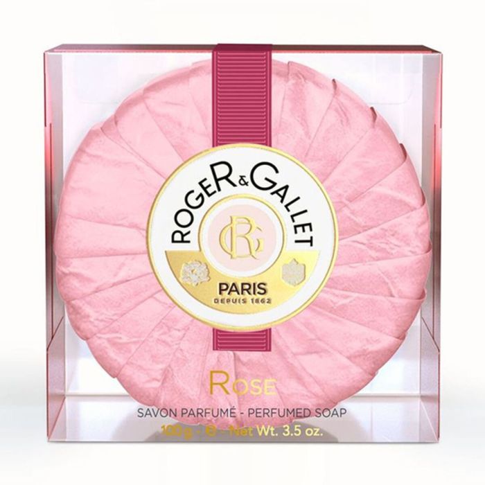 Pastilla de Jabón Roger & Gallet Rose 100 g Perfumado