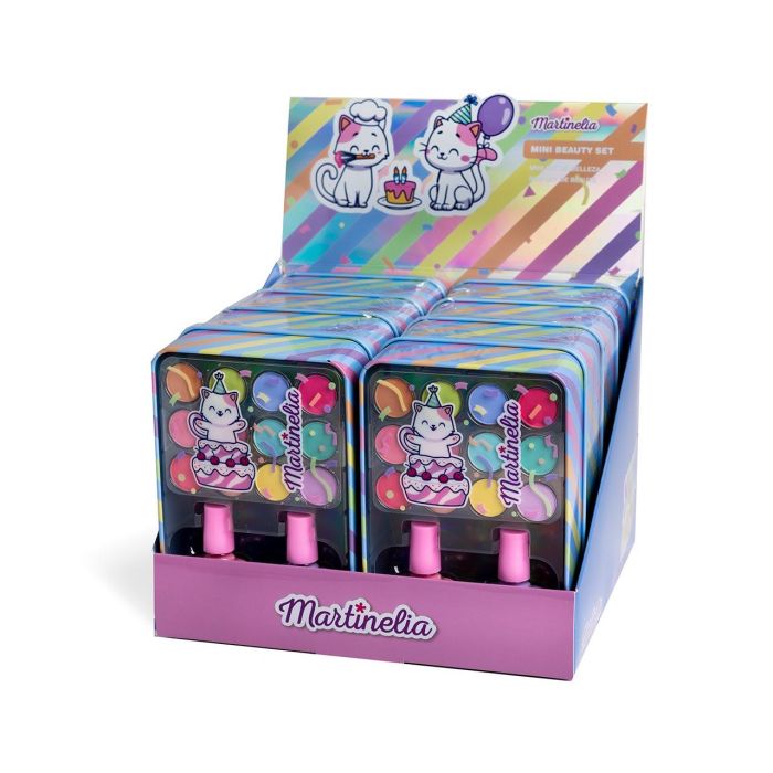 Set Sombras Y Uñas En Caja Metálica Yummy 12043 Martinelia 3