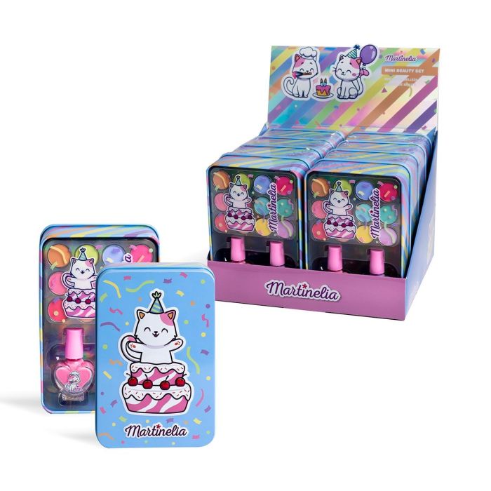 Set Sombras Y Uñas En Caja Metálica Yummy 12043 Martinelia 4