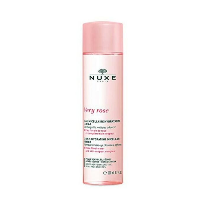 Nuxe Very Rose Agua Micelar Calmante 3 En 1 - Pieles Secas A Muy Secas