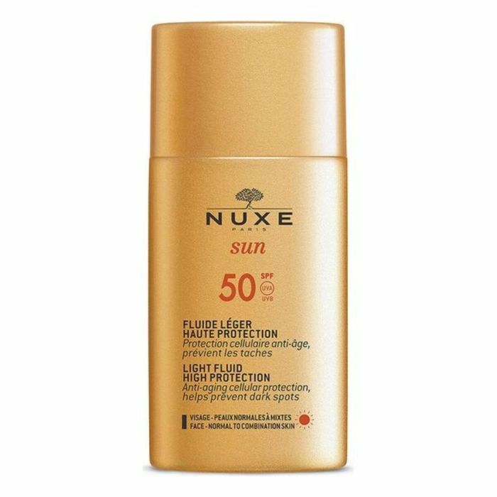 Nuxe Sun fluido ligero facial alta protección SPF50 50 ml