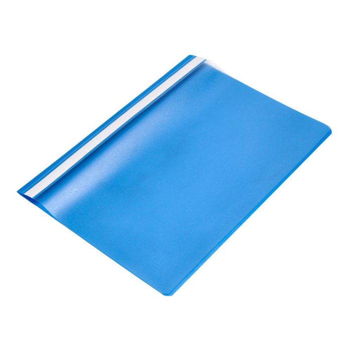 Carpeta Dossier Fastener Plastico Q-Connect Din A4 Azul 25 unidades 4