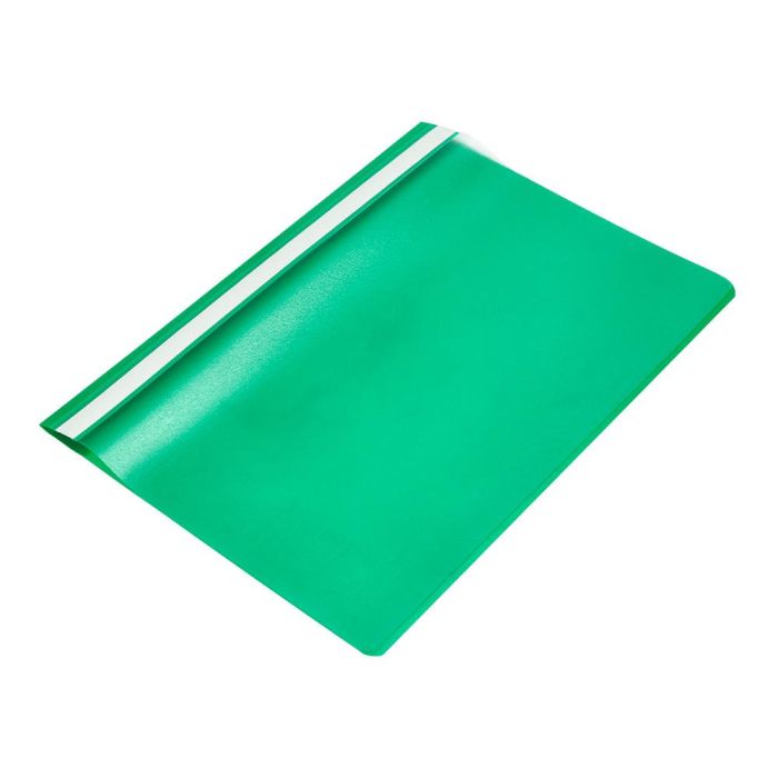 Carpeta Dossier Fastener Plastico Q-Connect Din A4 Verde 25 unidades 3