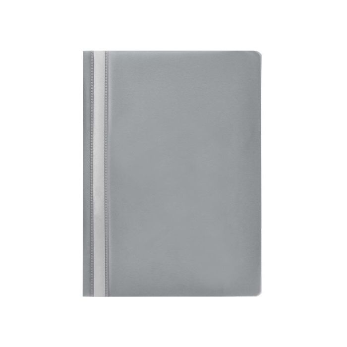 Carpeta Dossier Fastener Plastico Q-Connect Din A4 gris 25 unidades 2