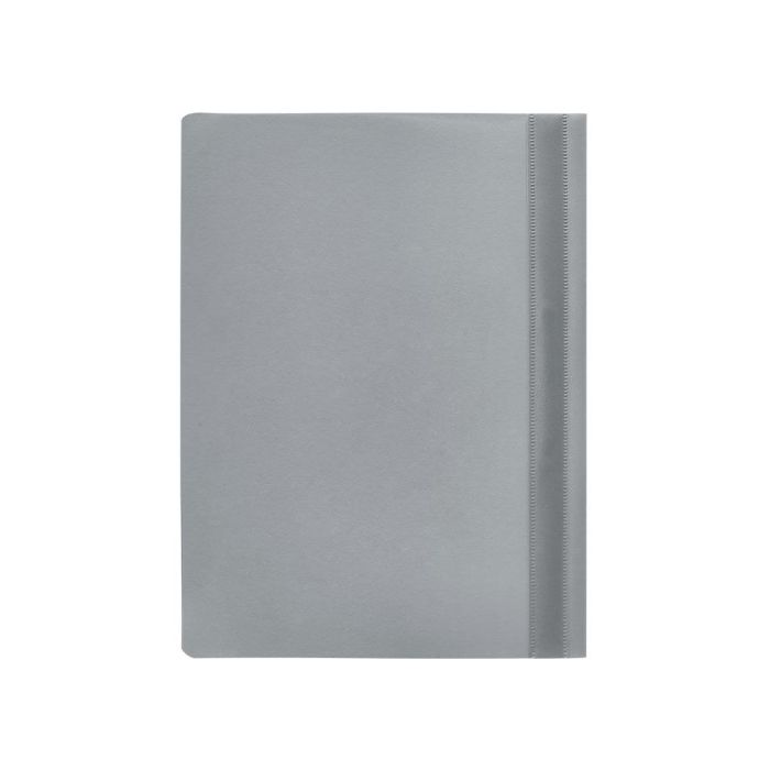 Carpeta Dossier Fastener Plastico Q-Connect Din A4 gris 25 unidades 3
