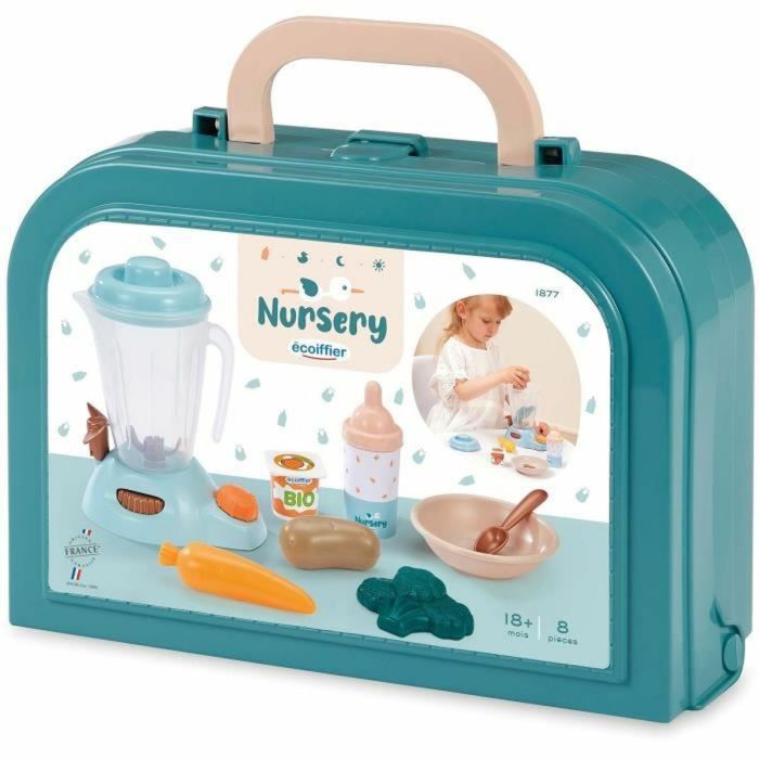 Licuadora de juguete Ecoiffier Nursery 8 Piezas Juguete Accesorios