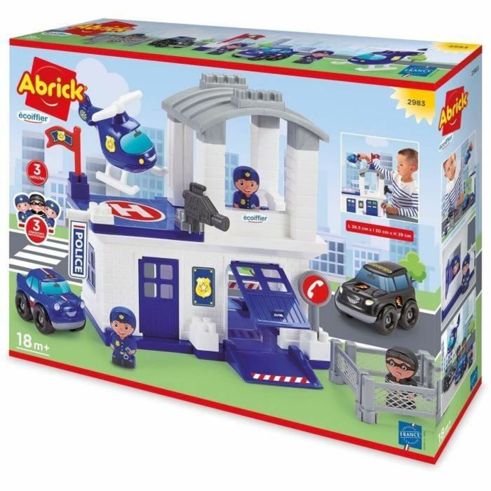 Playset Ecoiffier Police station 4
