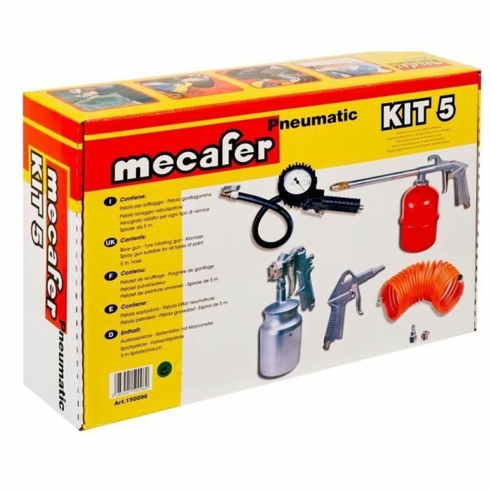 Kit de accesorios para compresor de aire MECAFER 5 Piezas 1