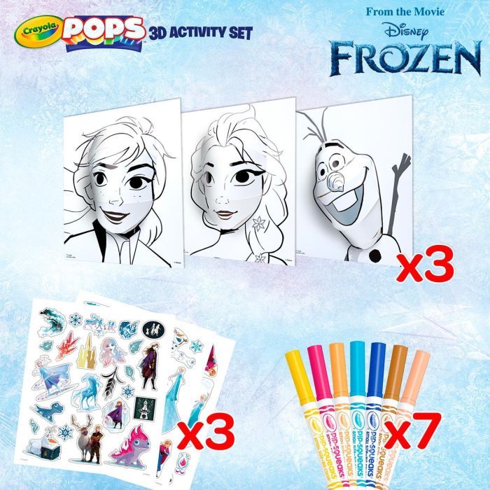 Set Actividades Pops Frozen 04-0742 Crayola 2