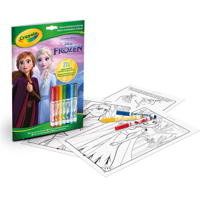 Libro Actividades Frozen 2 - 7 Rotuladores 04-5900 Crayola