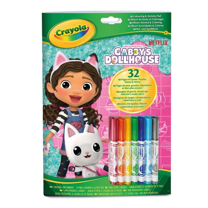 Libro Actividades Y Colorear Casa De Gabby 04-7024 Crayola 1