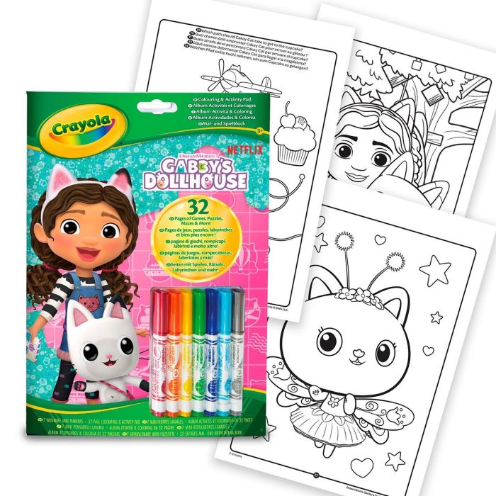 Libro Actividades Y Colorear Casa De Gabby 04-7024 Crayola 2