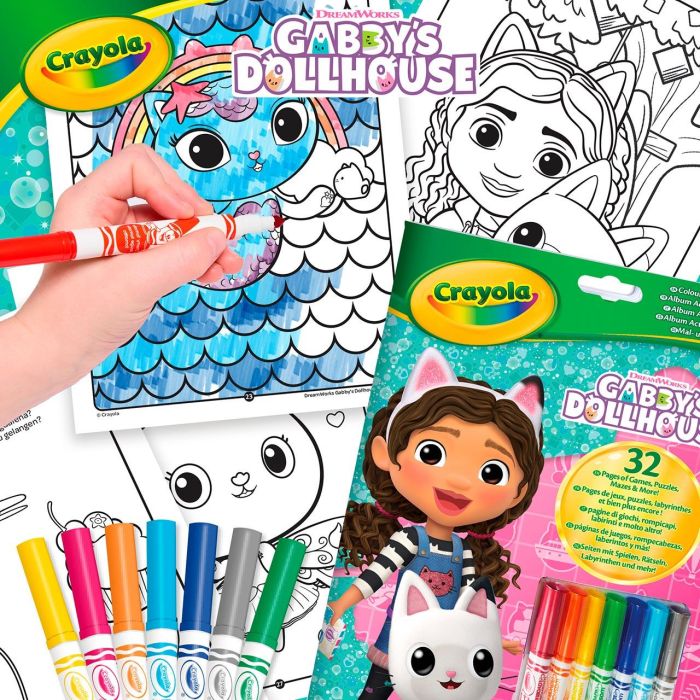 Libro Actividades Y Colorear Casa De Gabby 04-7024 Crayola 4