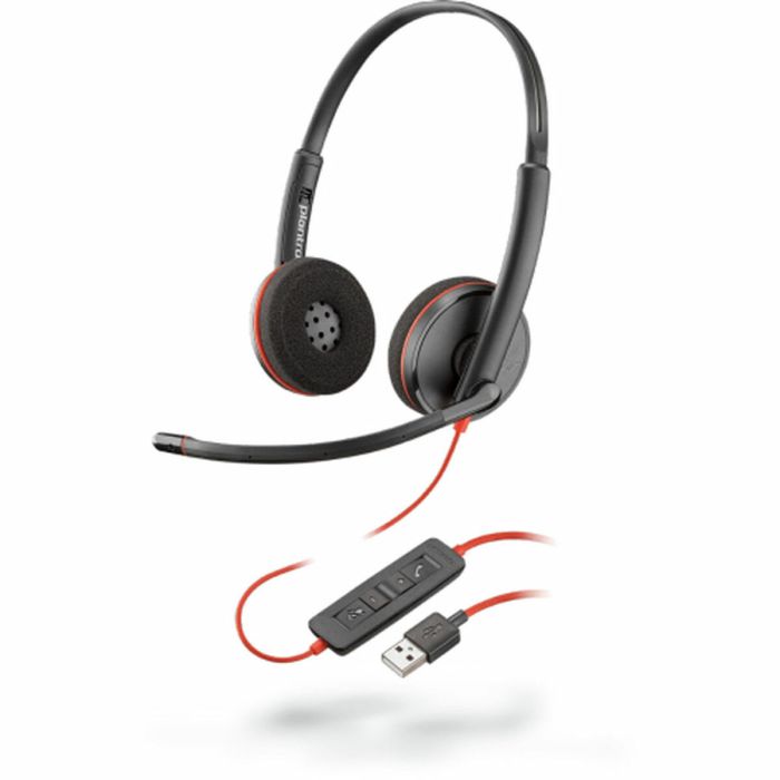 Poly auriculares blackwire c3220 diadema binaural c/ micrófono control de volumen cable largo usb-a negro Poly auriculares blackwire c3220 diadema binaural c/ micrófono control de volumen cable largo usb-a negro