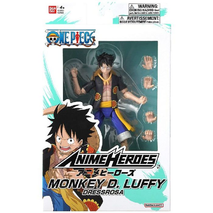 Anime Heroes One Piece Luffy Dressrosa 37007 Bandai