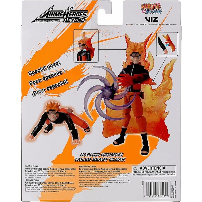 Figura Decorativa Bandai Naruto Uzumaki 17 cm 3