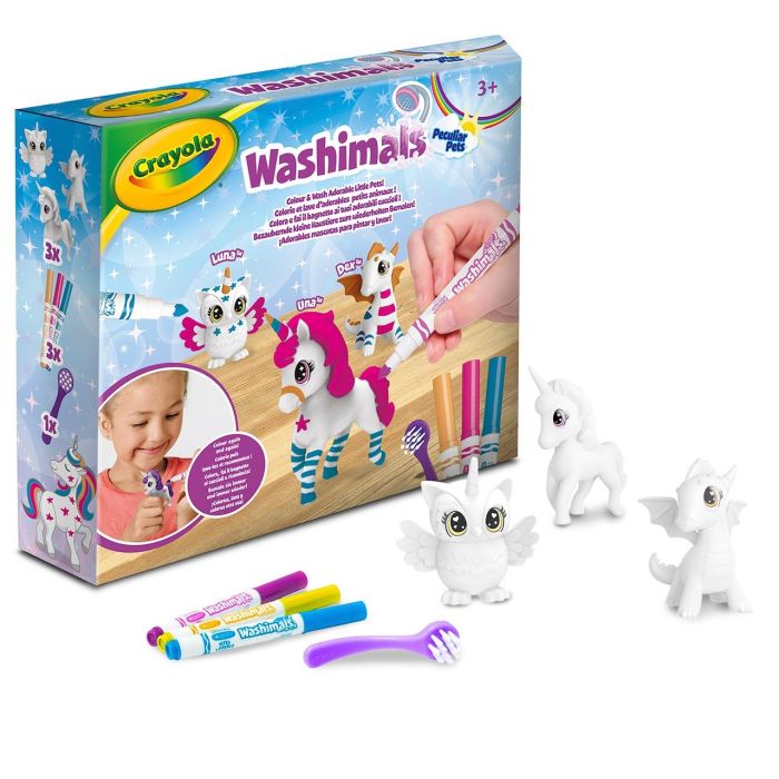 Washimals Set 3 Mascotas Animalitos Fantásticos 74-7700