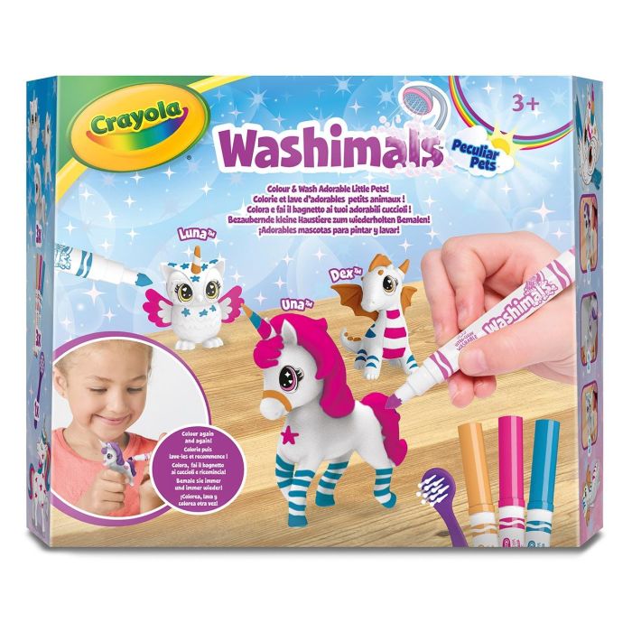 Washimals Set 3 Mascotas Animalitos Fantásticos 74-7700 1