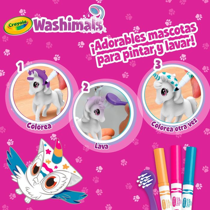 Washimals Set 3 Mascotas Animalitos Fantásticos 74-7700 2