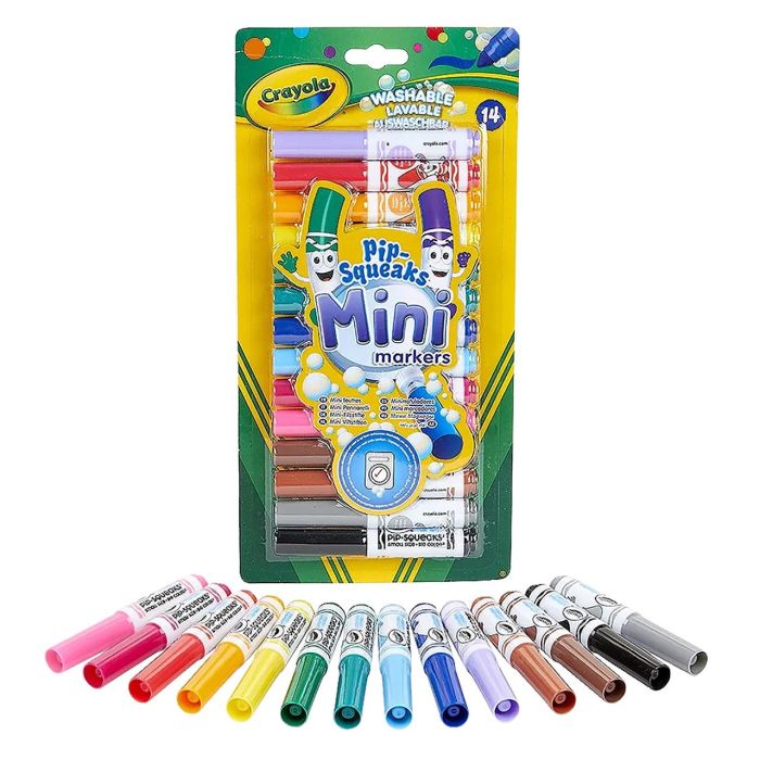 14 Mini Rotuladores Lavables 8343 Crayola