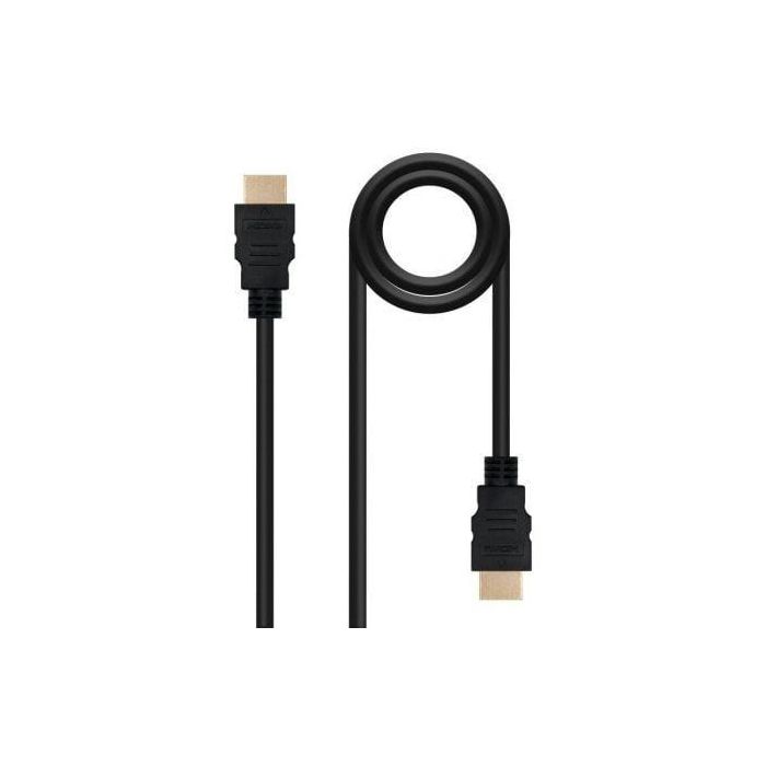 Nanocable 10.15.1701 Cable HDMI 1.4 Macho - Macho 1.5m Negro, 4K 3D Alta Velocidad ARC, Contactos Oro, Dolby True-HD 0 Nanocable 10.15.1701 Cable HDMI 1.4 Macho - Macho 1.5m Negro, 4K 3D Alta Velocidad ARC, Contactos Oro, Dolby True-HD 0