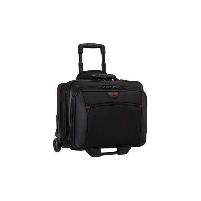 Wenger Potomac - Maletín con ruedas para portátil 17" (43,2cm), con funda extraíble 16" (40,6cm), Poliéster Negro 2