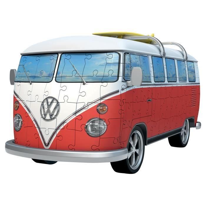 RAVENSBURGER 3D Puzzle Volkswagen Combi T1 162 piezas 2 RAVENSBURGER 3D Puzzle Volkswagen Combi T1 162 piezas 2