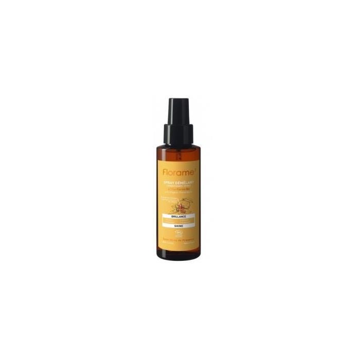 FLORAME Spray Capilar Acondicionador Protector Brillo 100 ml - Desenredante, Hidratante y Vegano Certificado BIO