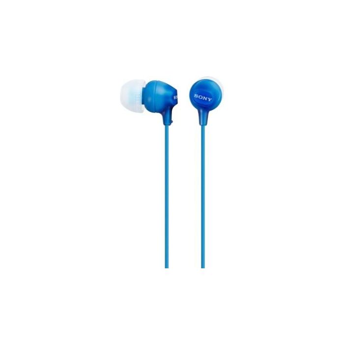 Sony MDREX15APLI.CE7 Auriculares intrauditivos MDR-EX15APLI con Micrófono Jack 3.5mm, ligeros, diafragma 9mm, tapones silicona, azules 1 Sony MDREX15APLI.CE7 Auriculares intrauditivos MDR-EX15APLI con Micrófono Jack 3.5mm, ligeros, diafragma 9mm, tapones silicona, azules 1