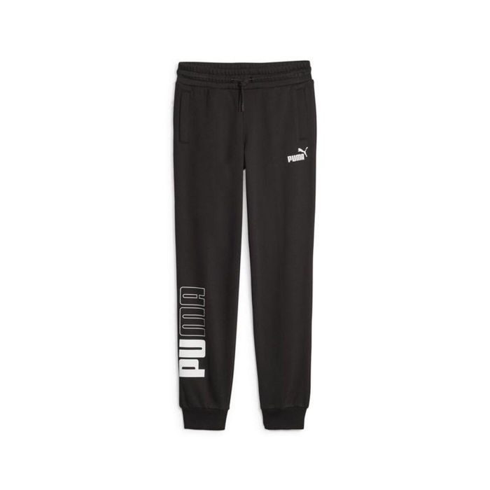 Pantalón de Chándal para Niños Puma Power Colorblock Negro 0 Pantalón de Chándal para Niños Puma Power Colorblock Negro 0
