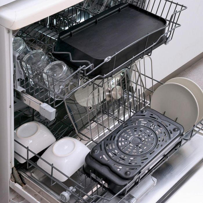 Freidora de Aire con Grill, Accesorios y Recetario InnovaGoods Fryinn 12-in-1 6000 Negro Acero 3400 W 6 L 7