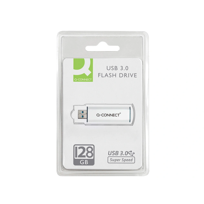 Q-connect Memoria USB Flash 128 GB 3.0 Plateado Compacto 1 Q-connect Memoria USB Flash 128 GB 3.0 Plateado Compacto 1