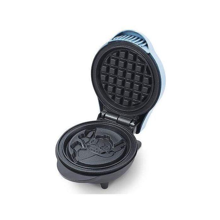 Select Brands Mini Gofrera Compacta Disney Stitch para Desayunos y Meriendas. Crea Gofres Divertidos con tu Personaje Favorito, Enchufe Europeo. 1