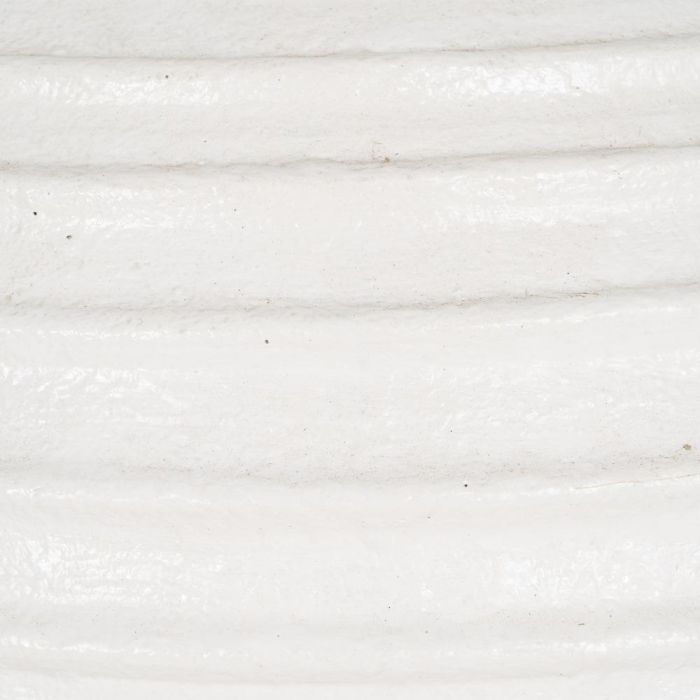 Jarrón Blanco Fibra de Cemento 72 X 72 X 100 cm