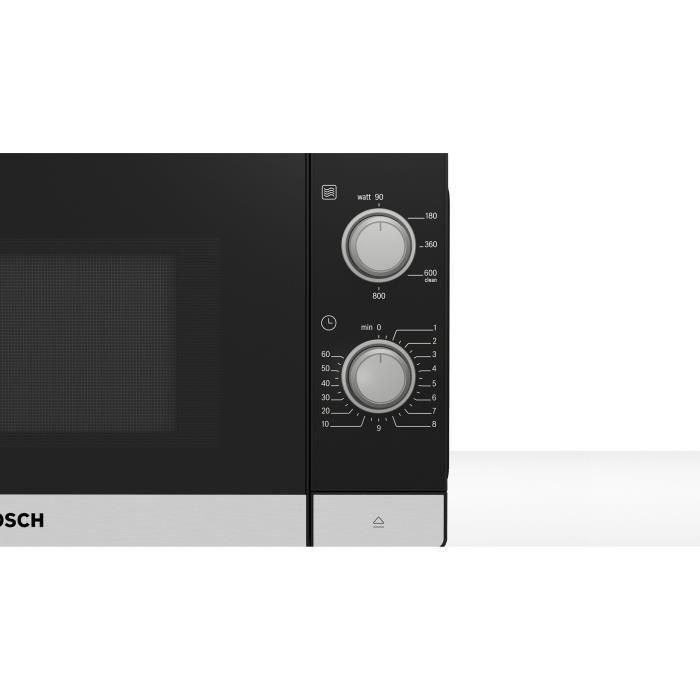 Microondas de libre instalación BOSCH SER2 - FFL020MS2F - Negro - 1 modo de cocción - 26 x 44,2 x 34,5 cm 1 Microondas de libre instalación BOSCH SER2 - FFL020MS2F - Negro - 1 modo de cocción - 26 x 44,2 x 34,5 cm 1