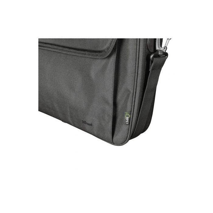 Trust Maletín Atlanta para Portátiles hasta 15.6" Negro Maletín para portátil con compartimento acolchado y materiales reciclados Trust Maletín Atlanta para Portátiles hasta 15.6" Negro Maletín para portátil con compartimento acolchado y materiales reciclados