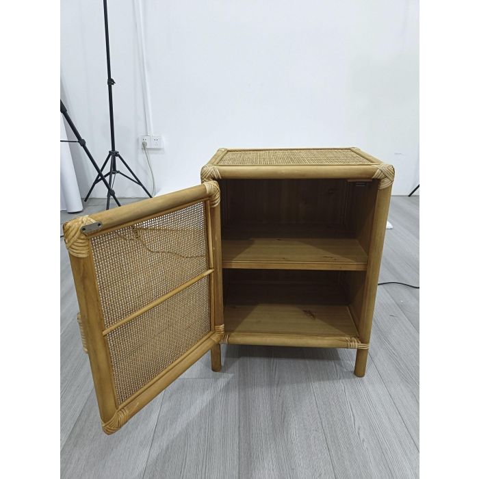 Mesita Auxiliar Tropical DKD Home Decor Marron Claro 35 x 60 x 46 cm 2 Mesita Auxiliar Tropical DKD Home Decor Marron Claro 35 x 60 x 46 cm 2