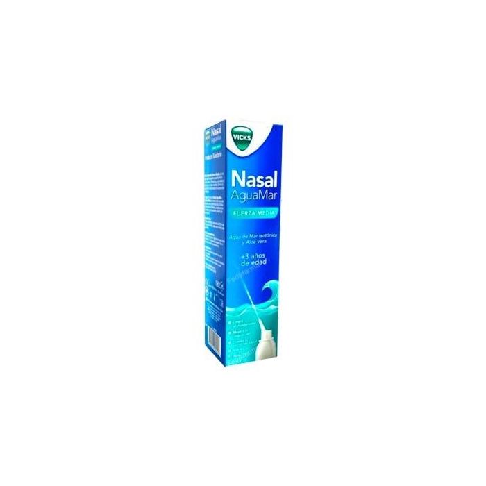 Vicks Aguamar Fuerza Media Spray Nasal 120Ml