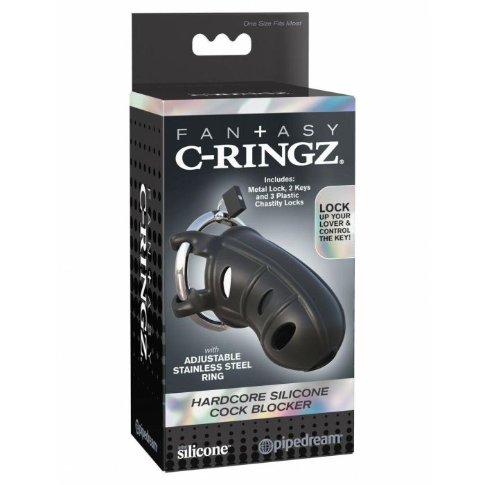 Anillo para el Pene Pipedream Fantasy C-Ringz Negro 4 Anillo para el Pene Pipedream Fantasy C-Ringz Negro 4