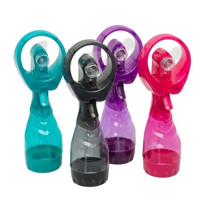 Ventilador portátil con nebulizador de agua. colores surtidos. lifetime Ventilador portátil con nebulizador de agua. colores surtidos. lifetime