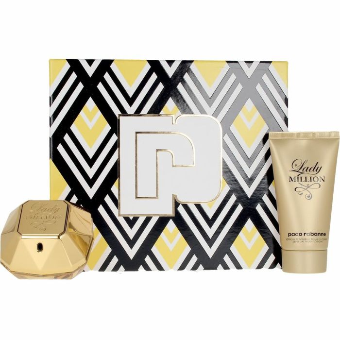 Set de Perfume Mujer Paco Rabanne Lady Million 2 Piezas Set de Perfume Mujer Paco Rabanne Lady Million 2 Piezas