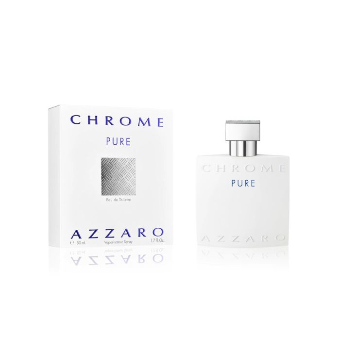 Perfume Hombre Azzaro Chrome Pure EDT 50 ml 1