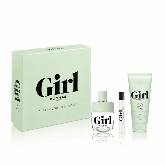 Set de Perfume Mujer Rochas Girl (3 pcs)