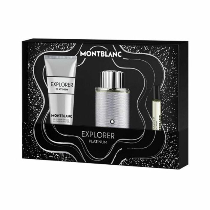 Montblanc Explorer Platinum Estuche 3 Pz Montblanc Explorer Platinum Estuche 3 Pz