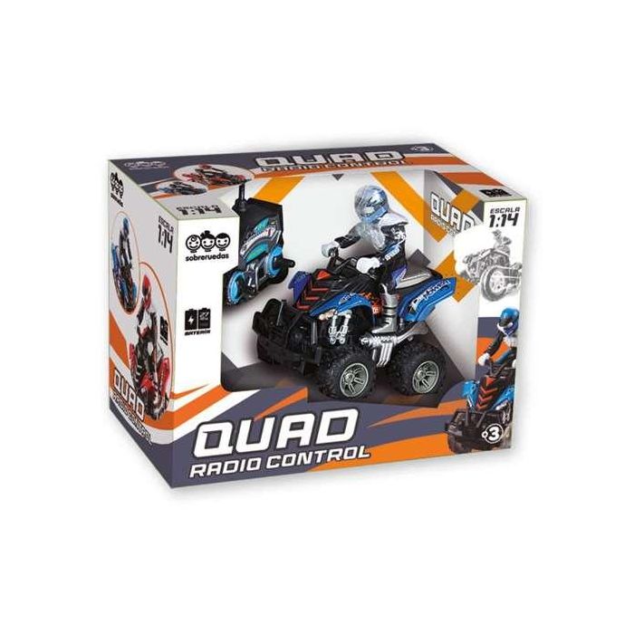 Quad radio control escala 1:14 con bateria 27mhz 27x17x20 cm - modelos surtidos 6 Quad radio control escala 1:14 con bateria 27mhz 27x17x20 cm - modelos surtidos 6